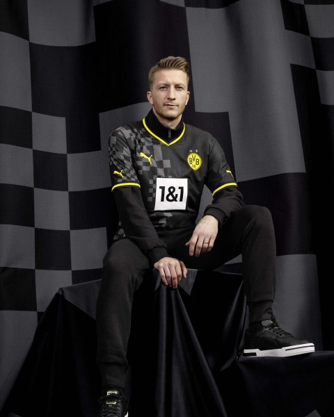 Maglia Borussia Dortmund Kamara 32 Divisa Trasferta 2022/23